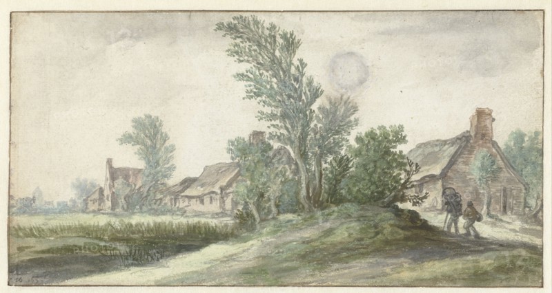 View of a village, c. 1627. Creator: Jan van Goyen.