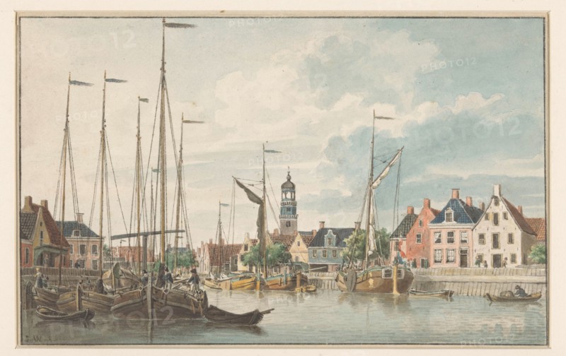View of Lemmer, 1832-1880. Creator: Jan Weissenbruch.