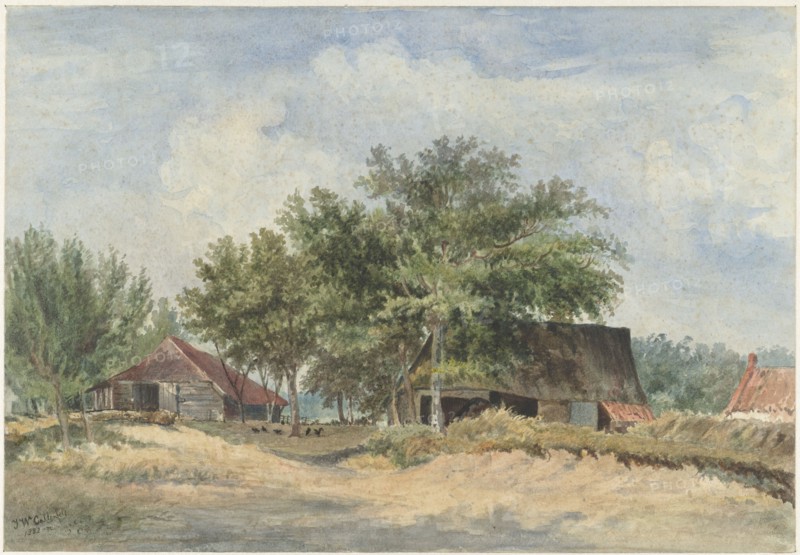 View at Appelscha, 1882. Creator: Johanna Wilhelmina von Stein Callenfels.