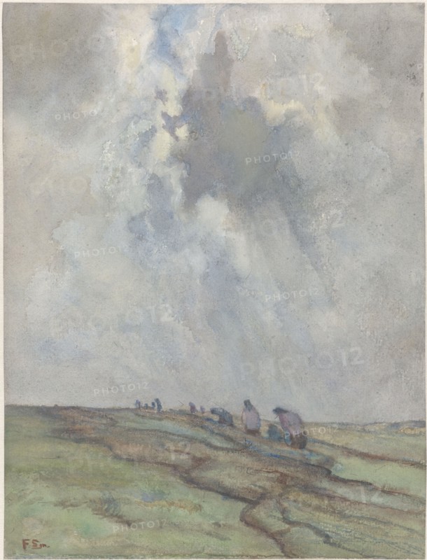 Drying nets, 1872-1944. Creator: Frans Smissaert.