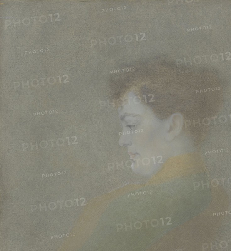 Portrait of Dora Herzberg, 1894. Creator: Hendrik Godfried Icke.