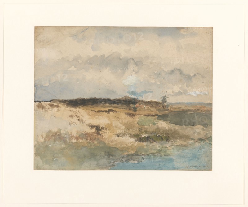View of the Dekkersduin near The Hague, c.1860. Creator: Jan Hendrik Weissenbruch.
