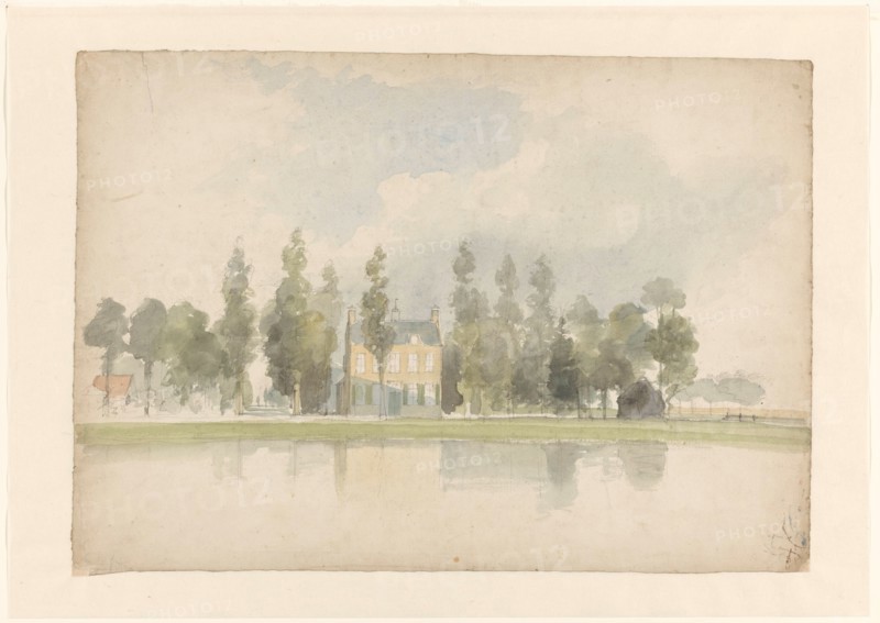 House on the Vliet in Voorburg, 1827-1897. Creator: Lodewijk Johannes Kleijn.