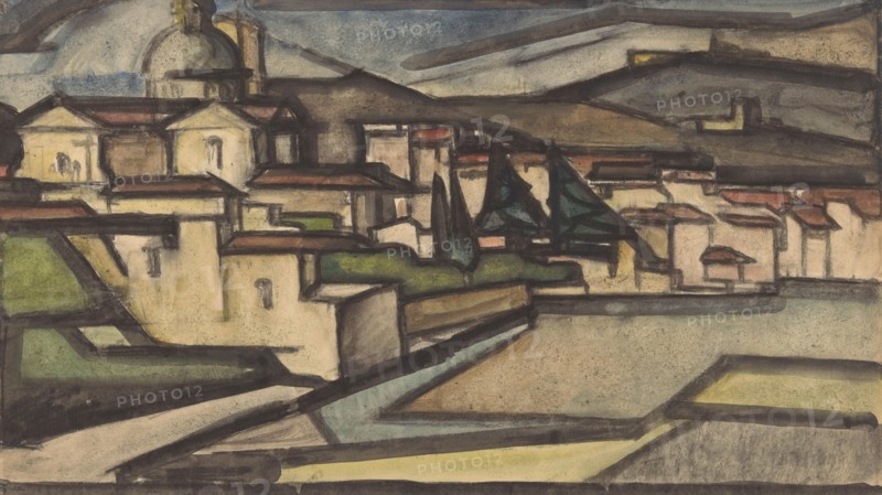 View of an Italian city, 1920-1945. Creator: Reijer Stolk.