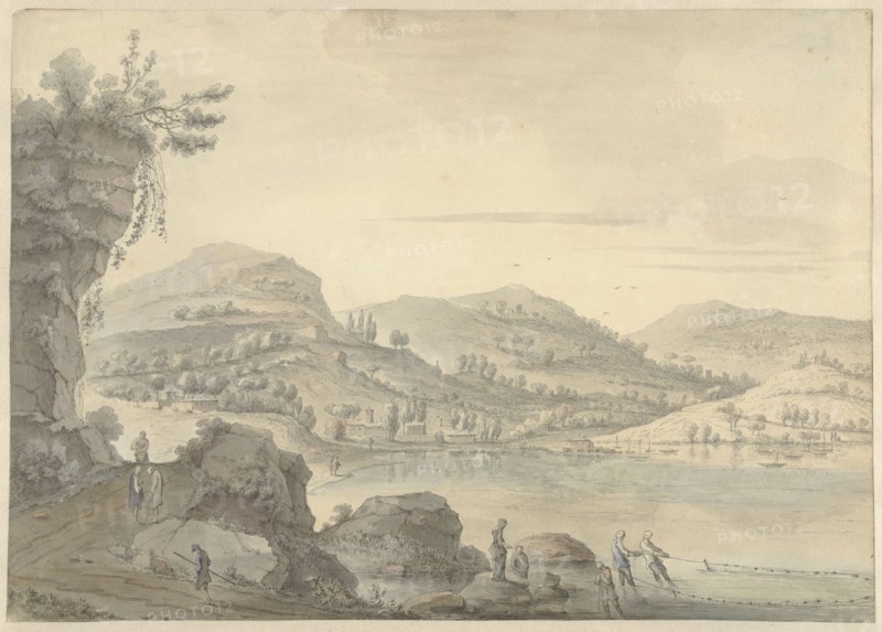 Chinese fantasy landscape, 1779. Creator: Theodorus Wilkens.