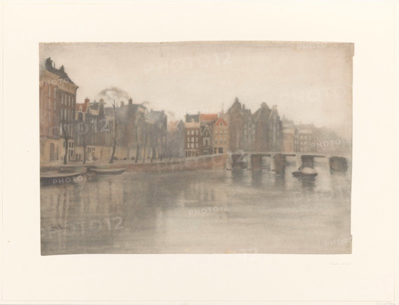 The Oude Waal in Amsterdam, 1870-1923. Creator: Willem Witsen.