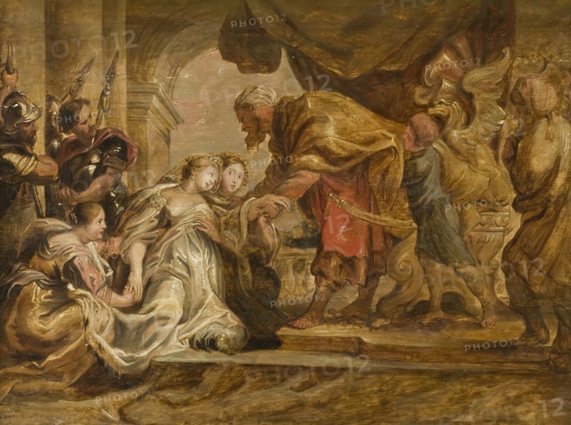 Esther and Ahasuerus. Creator: Unknown.