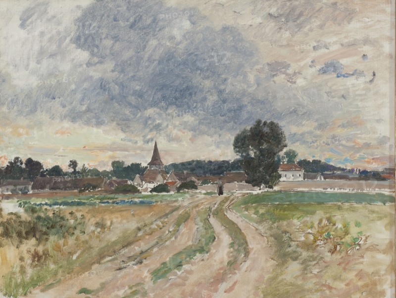 A Country Church. Study, mid-late 19th century. Creator: Alfred Wahlberg.