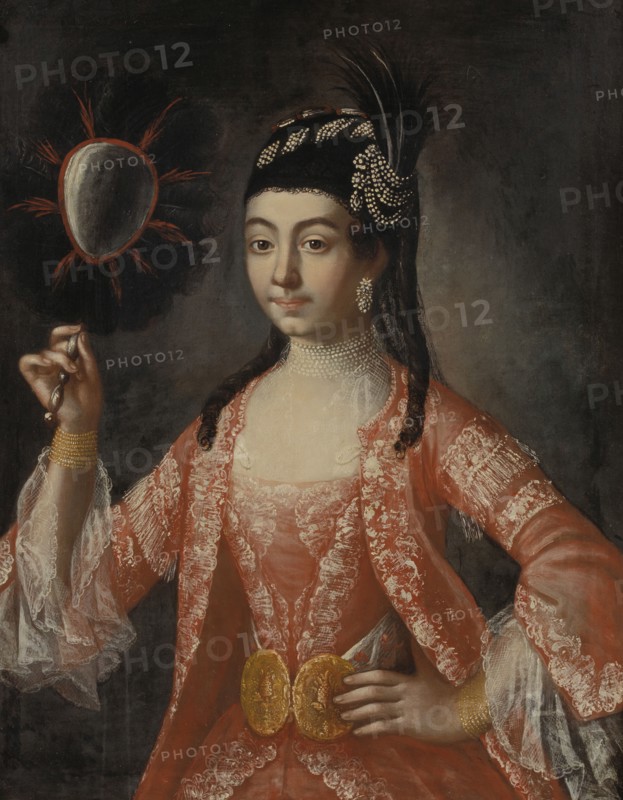 Elisabeth Palm (1756-1786), married Schön, 1768. Creator: Anders Eklund.