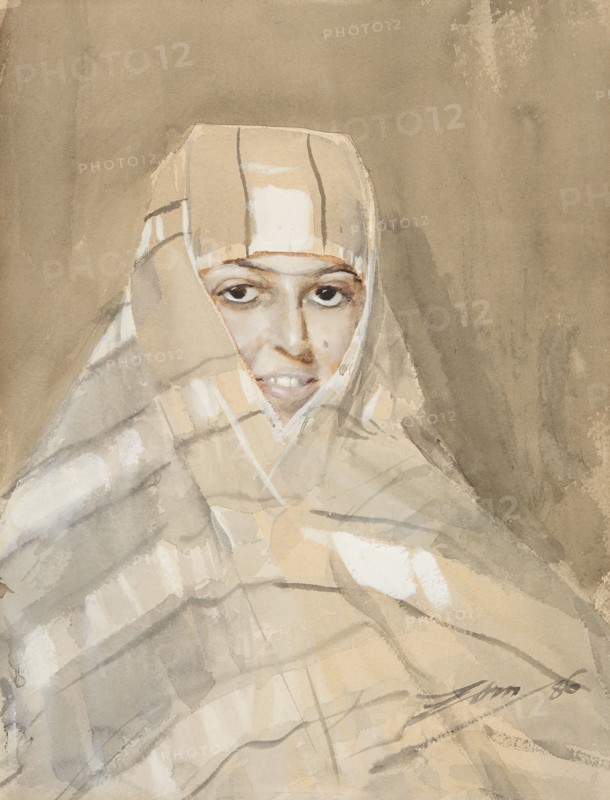 Bedouin Girl, 1886. Creator: Anders Leonard Zorn.