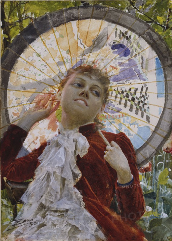Castles in the Air, 1885. Creator: Anders Leonard Zorn.
