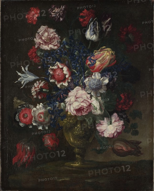 Flowerpiece, 17th century. Creator: Andrea Scacciati.