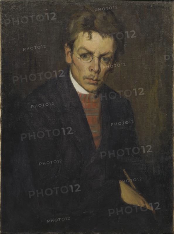Björn Ahlgrensson, Artist, 1899. Creator: Aron Gerle.
