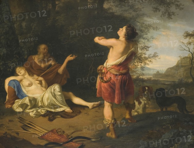 Cephalus and Procris, 1675. Creator: Ary de Vois.