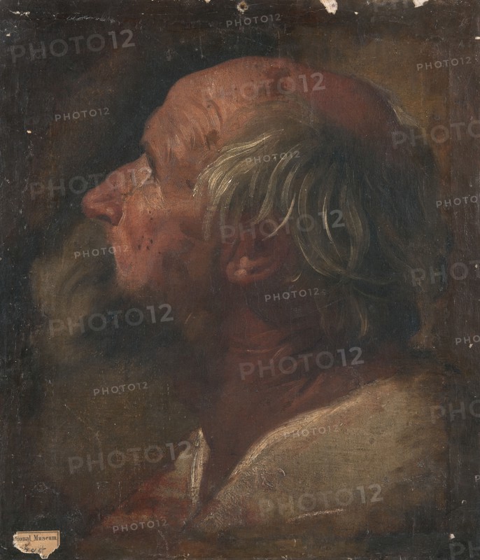 Apostle's head, early-mid 17th century. Creator: Guido Reni.
