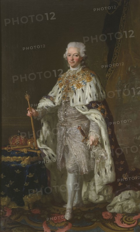 Gustav III, 1746-1792, King of Sweden, late 18th-early 19th century. Creator: Lorens Pasch the Younger.
