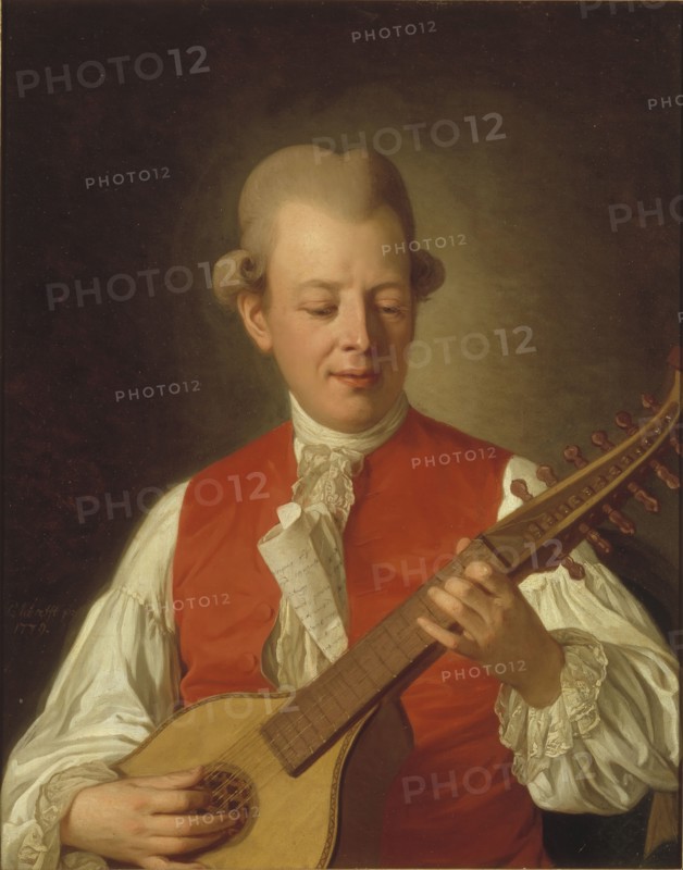 Carl Michael Bellman, 1740-1795, poet, 1779. Creator: Per Krafft the Elder.