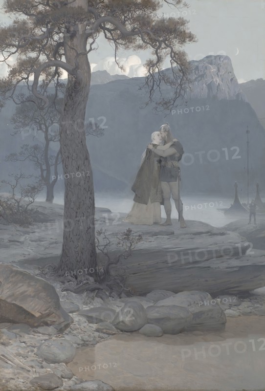 The Farewell (from Frithiof's saga), 1880s. Creator: Johan August Malmström.