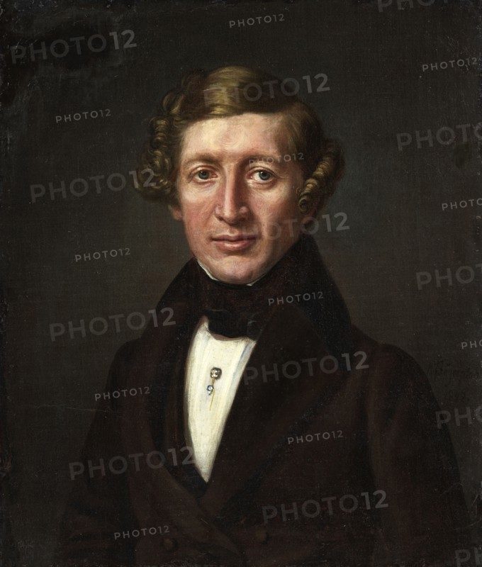 Anders Cederström (1805-1885), baron, Member of Parliament, deputy district chief..., 1842. Creator: Axel Johan Fägerplan.