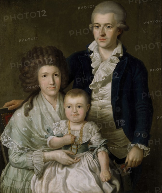 Consul F.L. Giers and his Family, 1790. Creator: Benjamin Patersson.