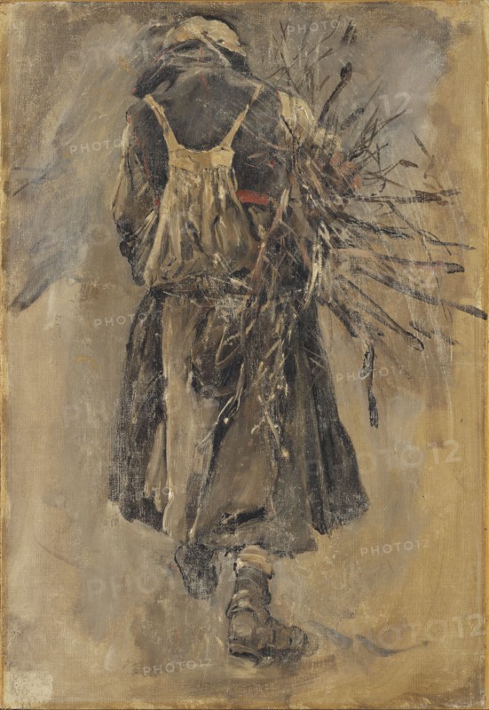 A Woman. Study for Sancta Simplicitas. Creator: Carl Gustaf Hellqvist.