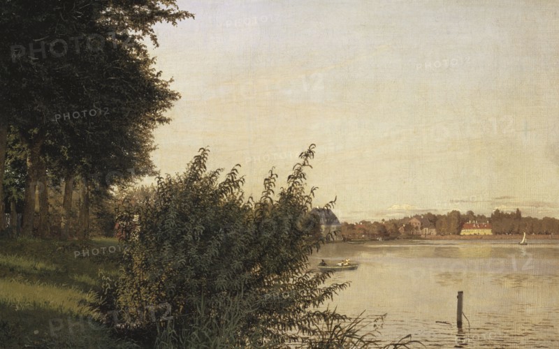Dosseringen seen toward Österbro, 1836. Creator: Christen Kobke.