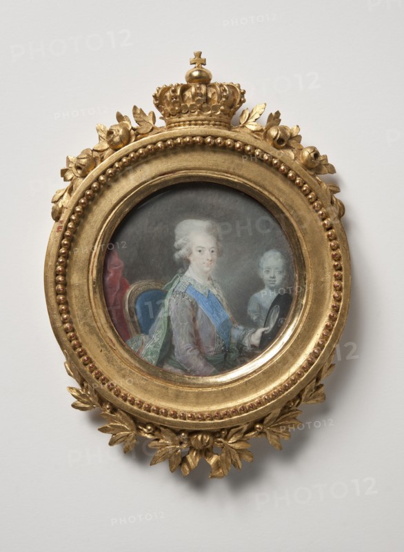 Gustav III (1746-1792) King of Sweden, Gustav IV Adolf, 1778-1837, King of Sweden, 1783. Creator: Cornelius Hoyer.