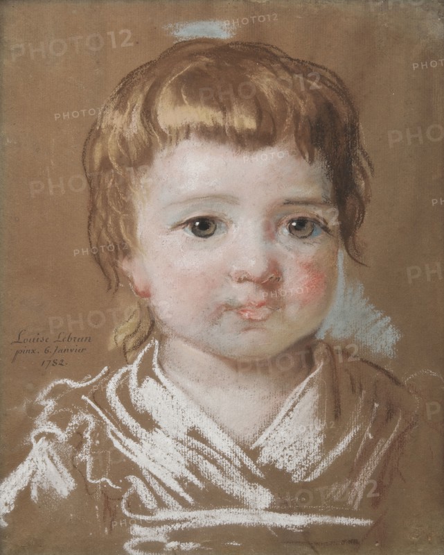 Supposed portrait of the artist's daughter Louise Lebrun (1780-1819), 1782. Creator: Elisabeth Louise Vigee-LeBrun.