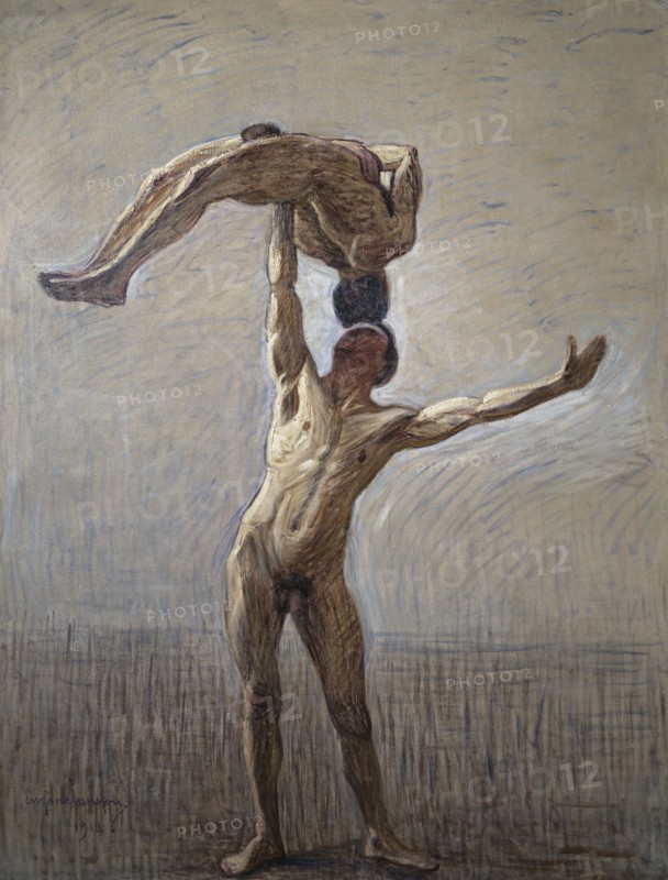 Athletes, 1912. Creator: Eugène Jansson.