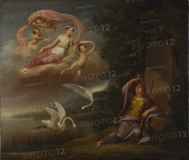 Allegory of Crown Princess Josefina's arrival in Sweden, 1823. Creator: Fredric Westin.