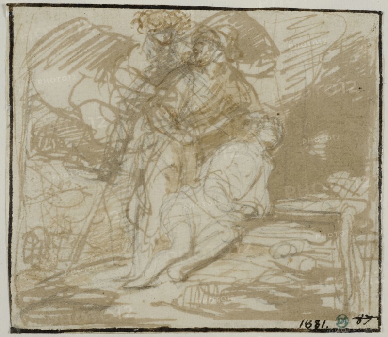 Abraham's sacrifice. Creator: Gerbrand van den Eeckhout.