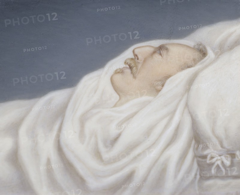 Gustav IV Adolf, 1778-1837, on his deathbed, mid-19th century. Creator: Gustav Nehrlich.