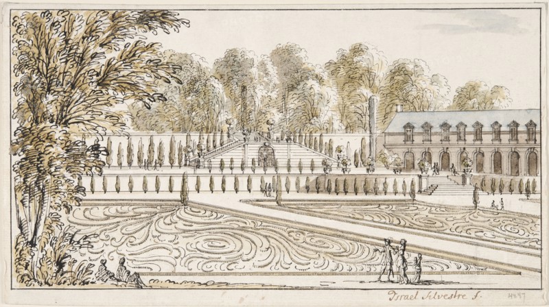 The embroidery parterre of la Maison du Tillet in Saint-Cloud. Creator: Israel Silvestre.