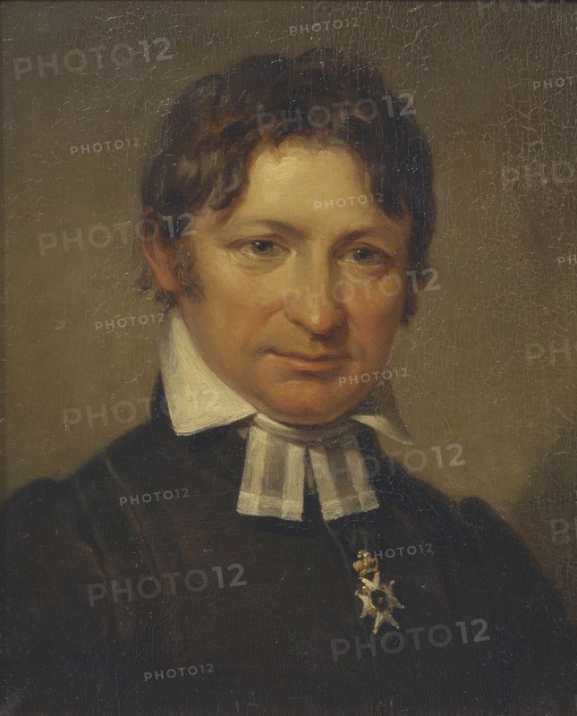 Frans Mikael Franzén, 1772-1847, Bishop, Poet, 1828. Creator: Johan Gustaf Sandberg.