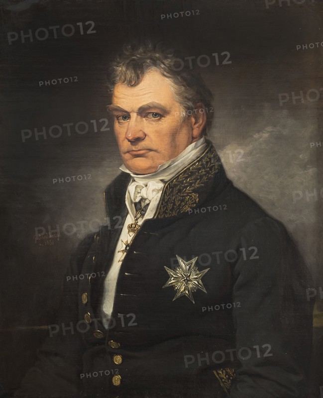 Gabriel Poppius, minister of state, president of the Chamber of Commerce, mid-19th century. Creator: Johan Gustaf Sandberg.