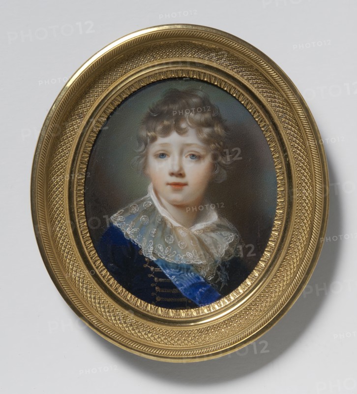 Gustav, 1799-1877, prince of Sweden and Vasa, 1808. Creator: Giovanni Domenico Bossi.