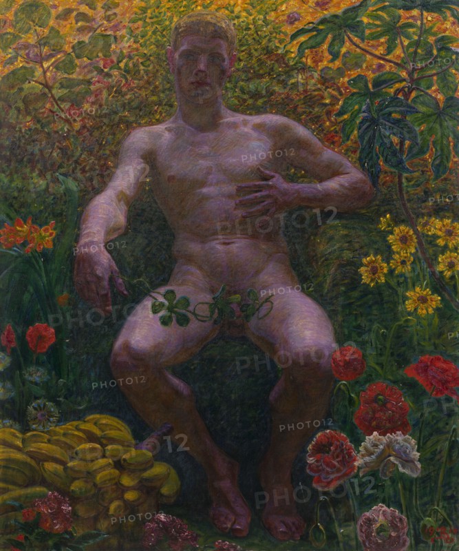Adam in Paradise, 1914. Creator: Kristian Zahrtmann.