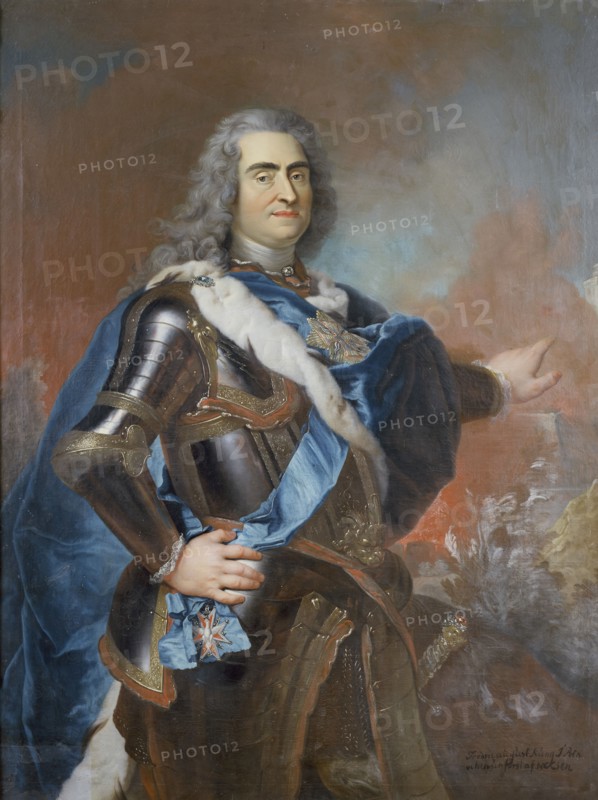 August II the Strong, 1670-1733, elector of Saxony, king of Poland, late 17th-mid 18th century. Creator: Louis de Silvestre.