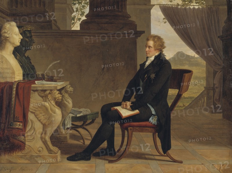 Count Gustaf Mauritz Armfelt in Florence, 1793. Creator: Louis Gauffier.