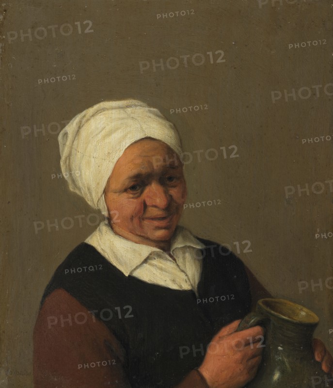 Bust of an Old Peasant Woman Holding a Jug, after 1643. Creator: Unknown.