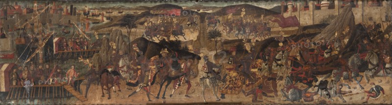 A Battle Scene, late 16th century. Creator: Master of Marradi.