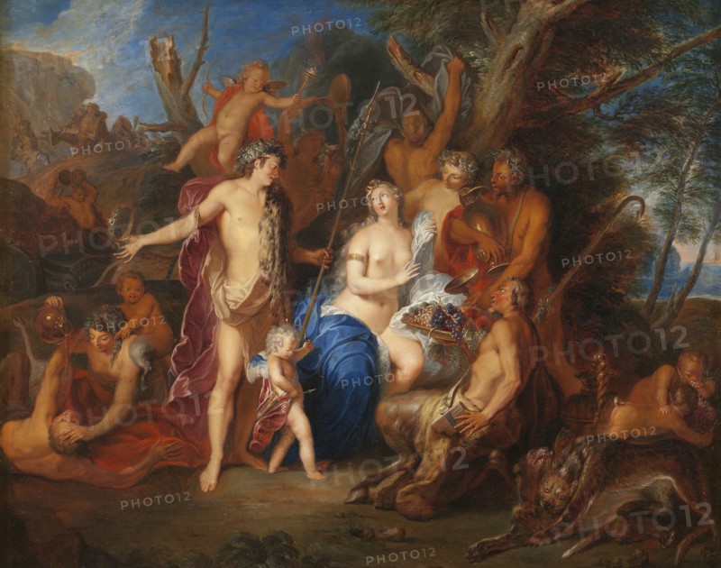 Bacchus and Ariadne, c18th century. Creator: Nicolas Bertin.