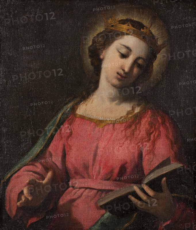 Female Saint, late 16th-early 17th century. Creator: Scarsellino.