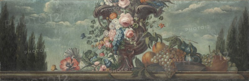 Flower piece, unknown date. Creator: Anon.