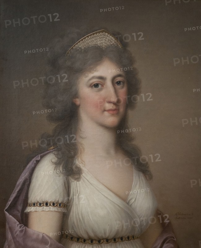 Hedvig Elisabet Charlotta, 1759–1818, Queen of Sweden, 1797. Creator: Adolf Ulric Wertmüller.