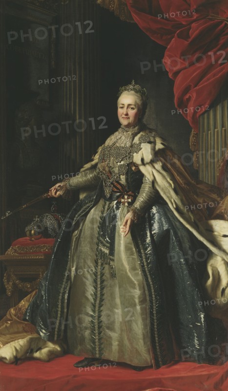 Catherine II, 1729-1796, Empress of Russia, Princess of Anhalt-Zerbst. Creator: Anon.
