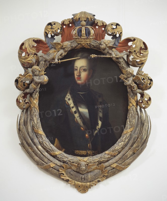 Karl XII, 1682-1718, King of Sweden, late 17th-early 18th century. Creator: Workshop of David von Krafft.