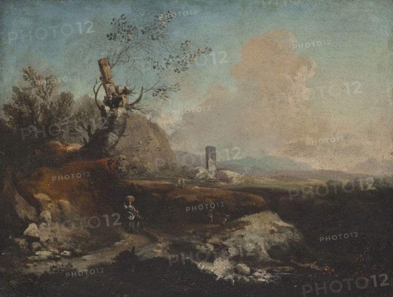 Landscape with a Tower. Creator: Alessio de Marchis.