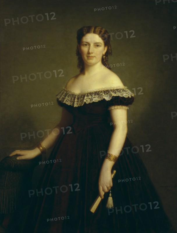 Jane Cederlund, 1869. Creator: Amalia Lindegren.