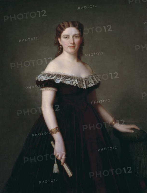 Jane Cederlund, 1869. Creator: Amalia Lindegren.